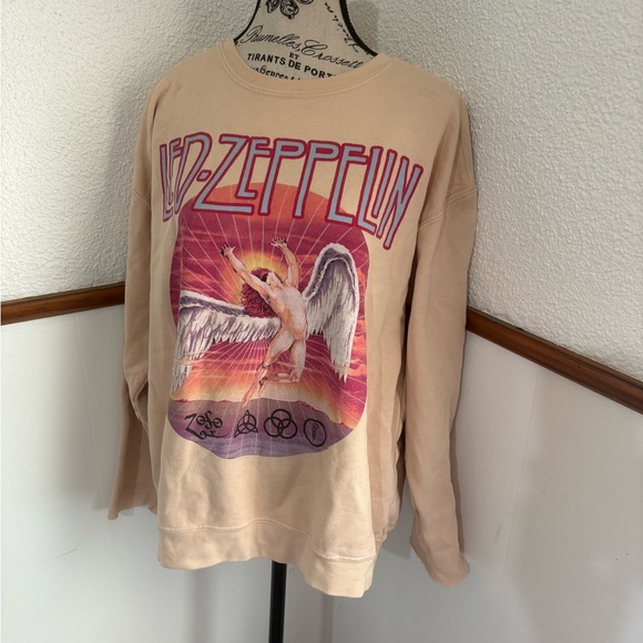 Led Zeppelin x People of Leisure Crewneck Sweatshirt – Size Large - Picture 1 of 4